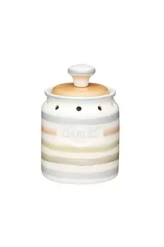 Image of Classic Collection Vintage-Style Ceramic Garlic Keeper Storage Pot