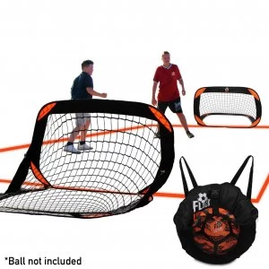 image of Football Flick Training Goals & Pitch Back Pack - Set Of 2