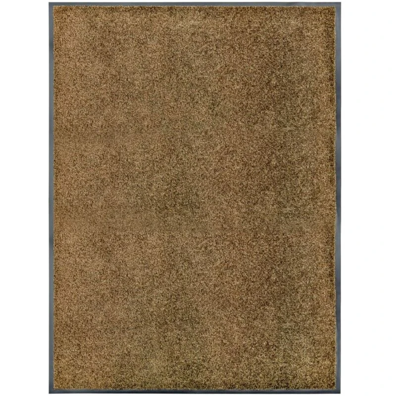 Image of VIDAXL Doormat Washable Brown 90x120cm Vidaxl 8720286064887