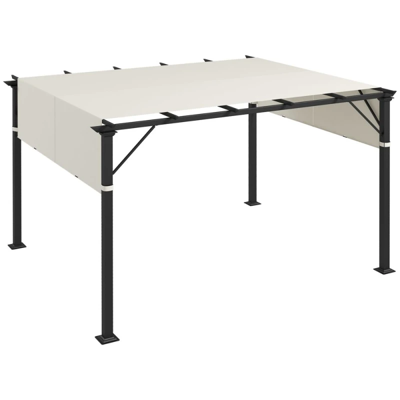 Image of Outsunny Outsunny Pergola Canopy Replacement - UV Protection, 4.9 x 1.2m, White