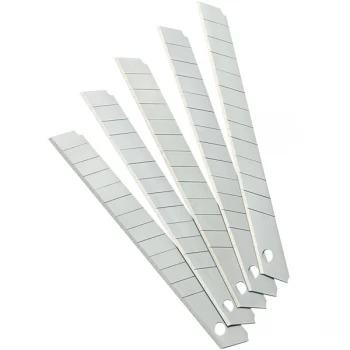 Image of Toolcraft 824551 Spare Blades For Aluminium Knife 18mm - Pack Of 5