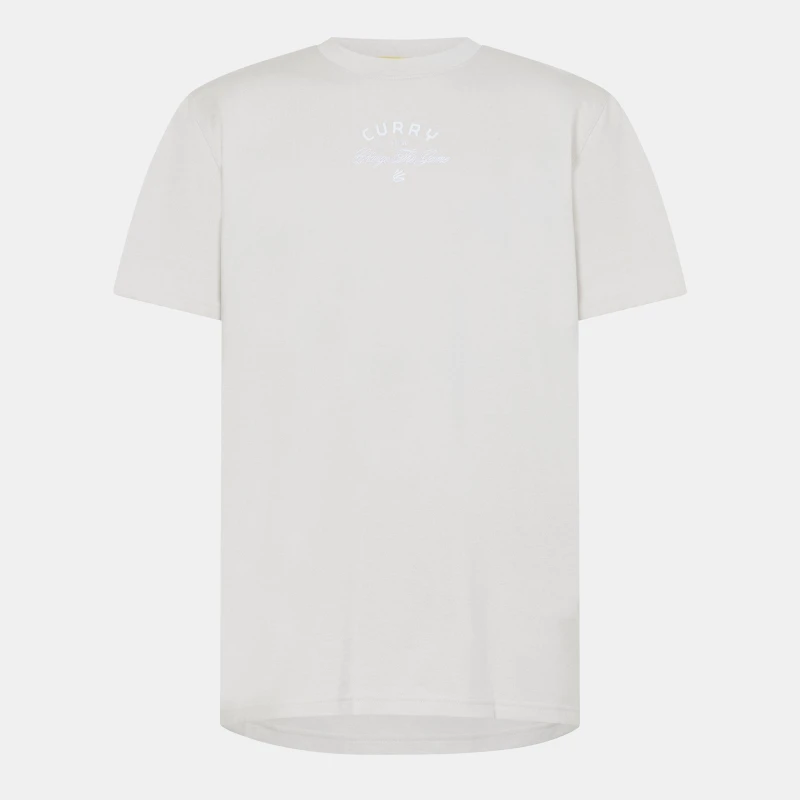 Image of Under Armour Mens Curry Signature Short-Sleeve Performance T-Shirt White male S