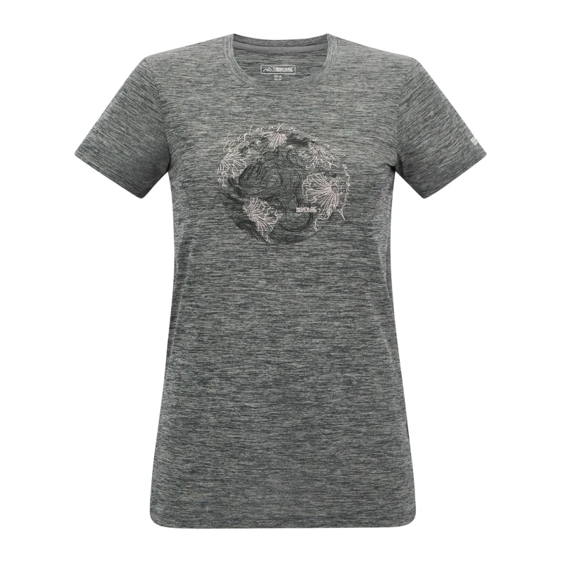 Image of Womens T-Shirt Regatta Fingal Gris Female 38