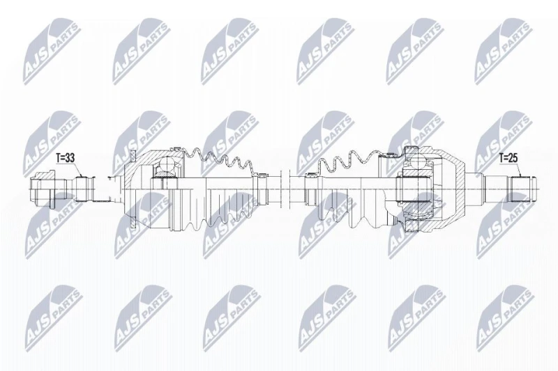 Image of NTY Drive shaft NTY NPW-PL-069