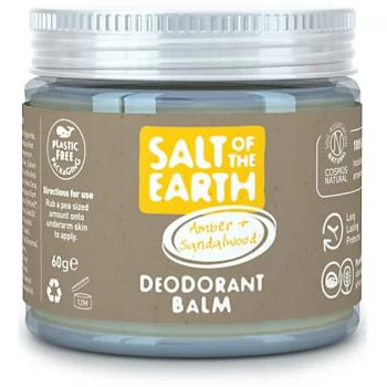 image of Salt of the Earth Amber and Sandalwood Deodorant Balm 60g