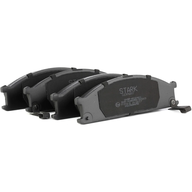 Image of STARK SKBP-0010401 Brake pad set Front Axle, with acoustic wear warning Brake Pad Set,disc brake (402)