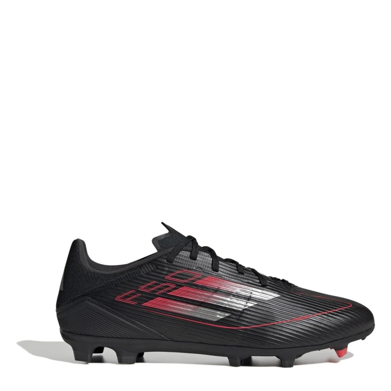 Image of adidas Unisex Adults F50 League Firm Ground Football Boots Core Black/Iron unisex 7 (40.7)