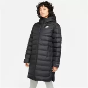 Image of Nike Hooded Parker Jacket Womens - Black