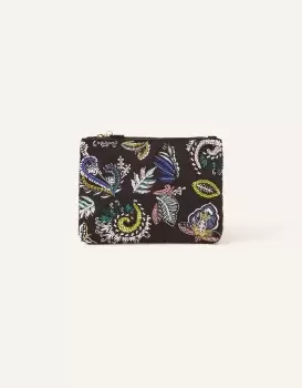 image of Accessorize Paisley Beaded Pouch