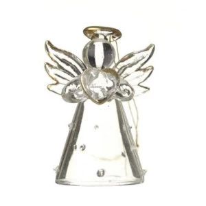 Image of Hanging Glass Angel Figure