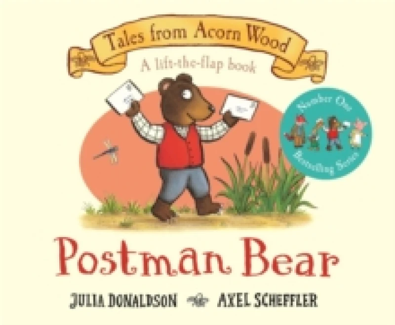 Image of Julia Donaldson Postman Bear Book Multi unisex