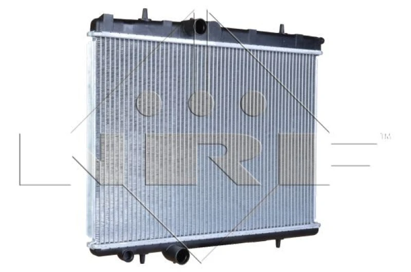 Image of NRF 58301 Engine radiator Brazed cooling fins, Aluminium, with mounting parts Aluminium Radiator,engine cooling (470)