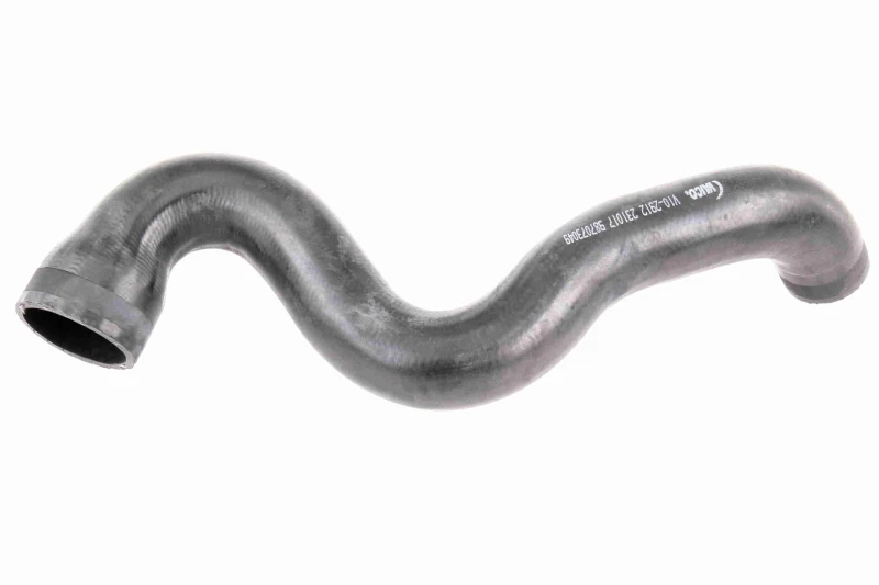 Image of VAICO V10-2912 Turbocharger Hose Rubber with fabric lining, Q+, original equipment manufacturer quality Rubber with fabric lining Charger Intake Hose
