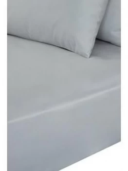 image of Hotel Collection Luxury 1000 Thread Count Soft Touch Sateen Stitch Border Extra Deep 38cm Fitted Sheet