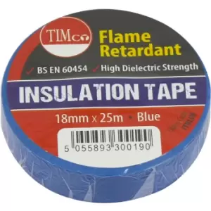 Image of Timco - pvc Insulation Tape Blue 25m x 18mm 10 Pack