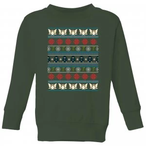 image of Fantastic Beasts Kids Sweatshirt - Forest Green - 11-12 Years