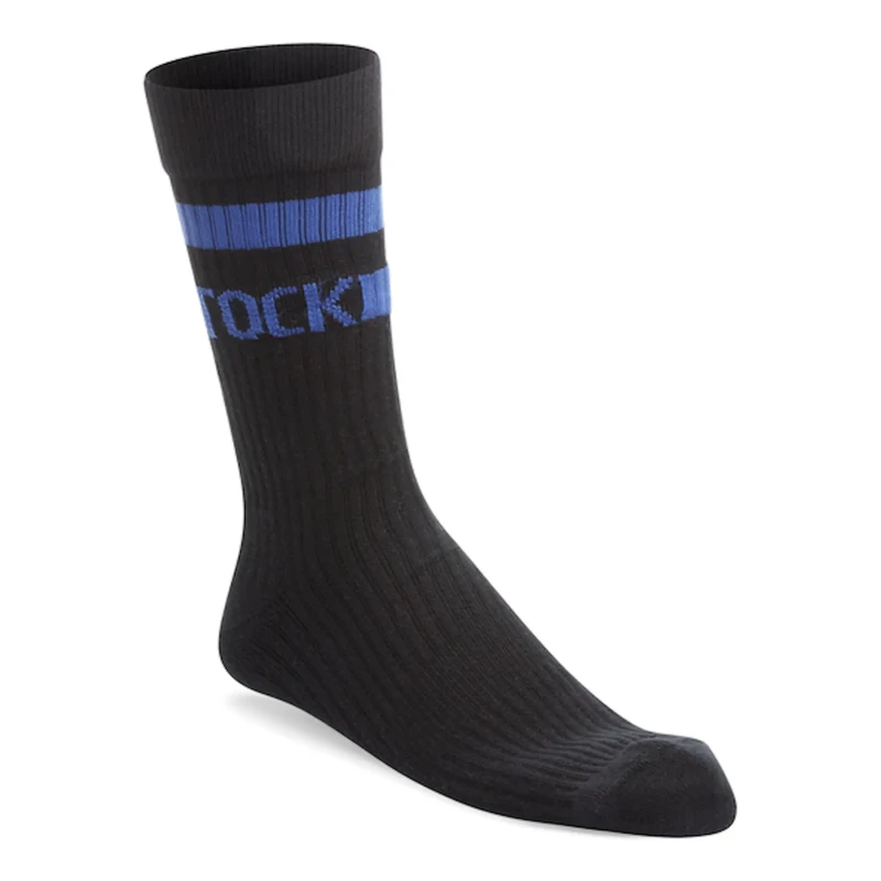 Image of Birkenstock Cotton Tennis Sock Black Size 3.5 - 5