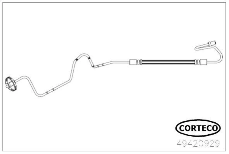 Image of Brake hose CORTECO 49420929