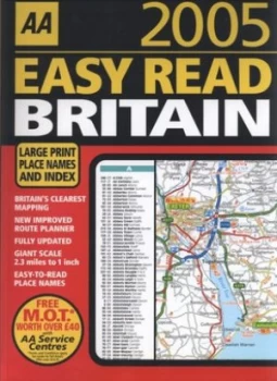 Image of Aa Easy Read Britain 2005 Paperback
