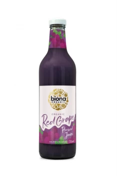 Image of Biona Organic Red Grape Juice - Pressed 750ml (Case of 6)
