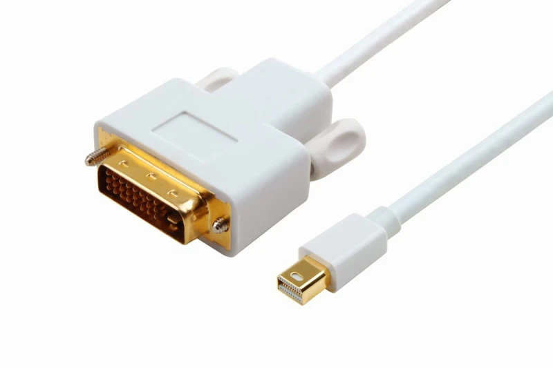Image of Microconnect MDPDVI1 video cable adapter 1m Mini DisplayPort DVI-D Wh