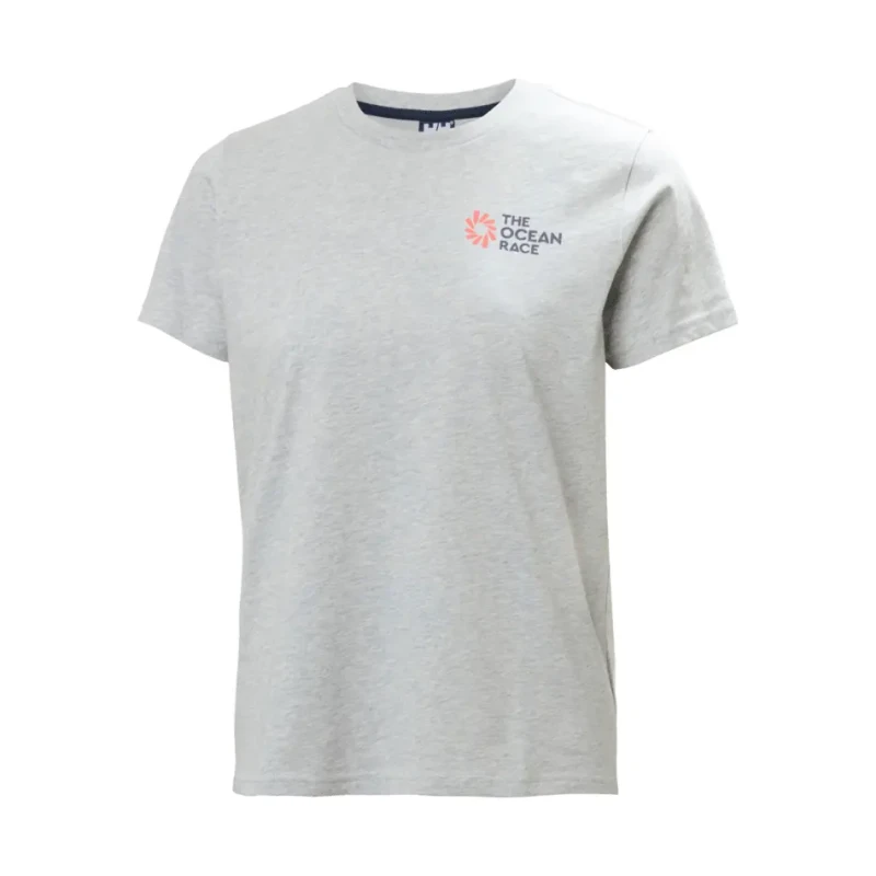 Image of Helly Hansen Womens T-Shirt Helly Hansen The Ocean Race 2.0 Gris Female L