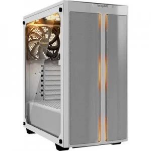 image of BeQuiet PURE BASE 500DX Midi tower PC casing White 3 built-in fans, Built-in lighting, Window, Dust filter