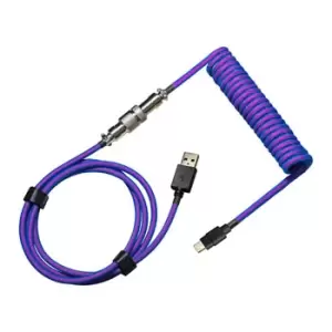 image of Cooler Master Coiled USB-C to USB-A DP