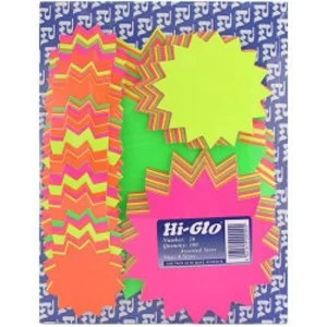 Image of Hi-Glo Assorted Stars Pack of 100