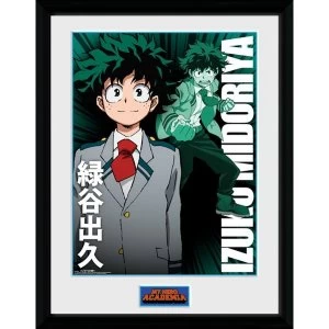 My Hero Academia Izuku Midoriya Framed Collector Print