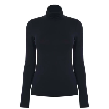 image of Gant Turtle Neck Jumper - Blue