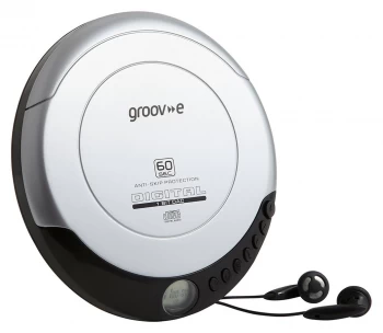 image of Groov-e Portable CD-Player - Silver