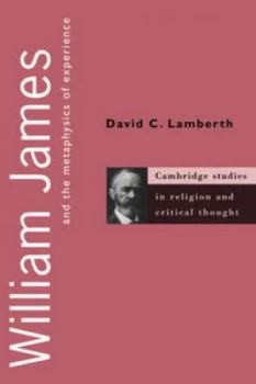 Image of William James and the Metaphysics of Experience by David C. Lamberth Paperback