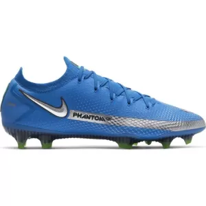 image of Nike Phantom GT Club Firm Ground Football Boot - Blue, Size 8, Men