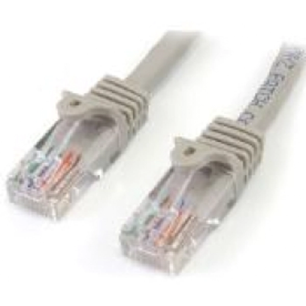 image of StarTech Category 5e 350 Mhz Snag less Utp Grey Patch Cable 1m