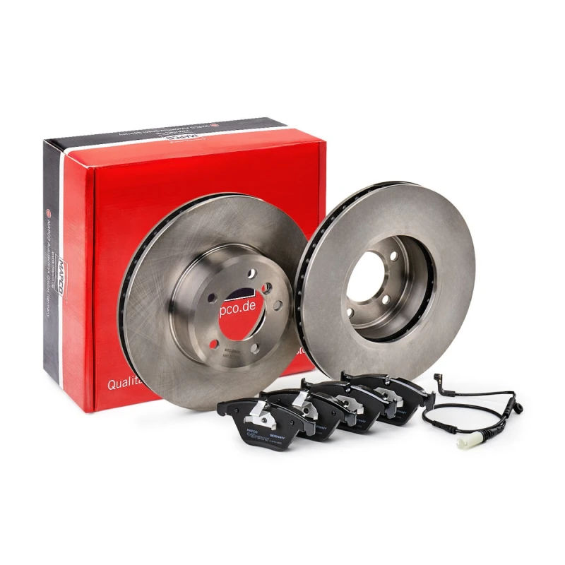 Image of MAPCO 47781 Brake disc and pads set Brake Disc Type: Vented, prepared for wear warning indicator, with anti-squeak plate Brake Set,disc brakes (3405)