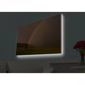 Image of 4570HDACT-014 Multicolor Decorative LED Lighted Canvas Painting