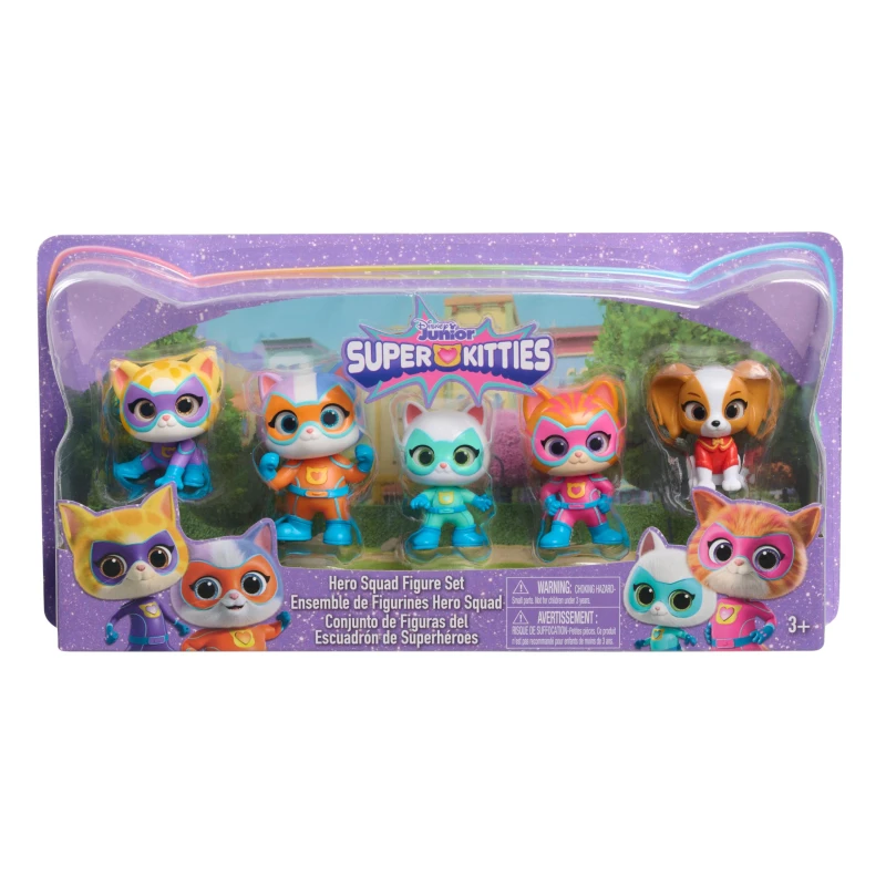 Image of Disney Junior Disney Junior Super Kitties Hero Squad Figure Set