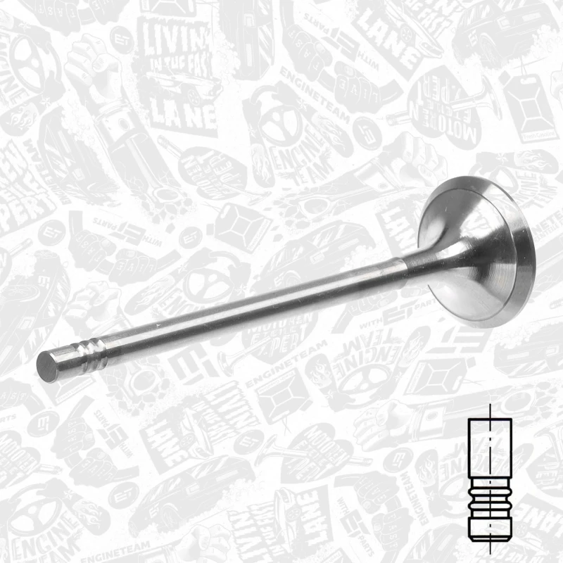 Image of ET ENGINETEAM Exhaust valve ET ENGINETEAM VE0185