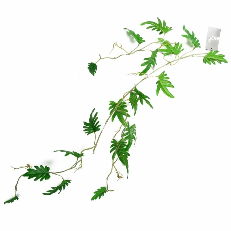 Image of Leaf 100cm Artificial Trailing Hanging Philodendron Small Leaf Plant Realistic Green unisex