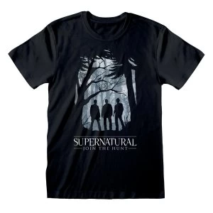 Image of Supernatural - Silhouette Unisex XX-Large T-Shirt - Black