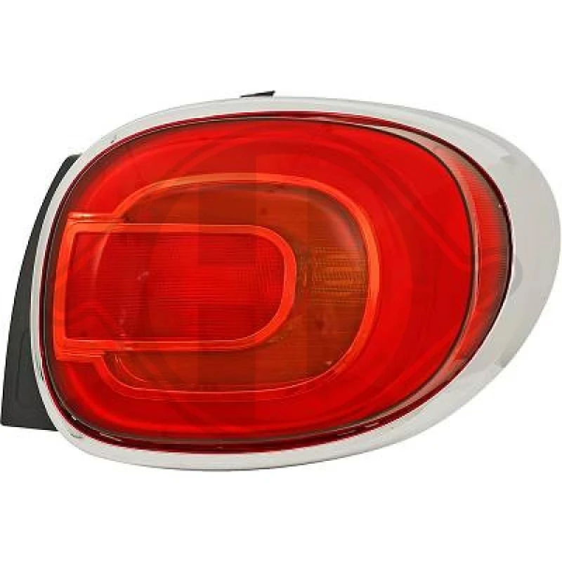 Image of DIEDERICHS 3405694 Rear light without bulb holder, Right, P21/5W Combination Rearlight (391)