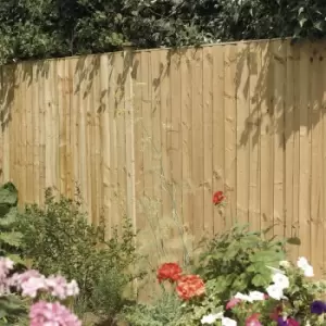 Image of Rowlinson 3pk Vertical Board Panel Pressure Treated Fence - 6x3