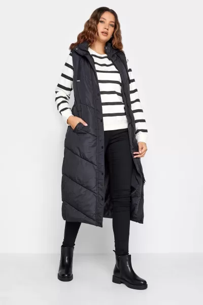 image of Tall Quilted Longline Gilet