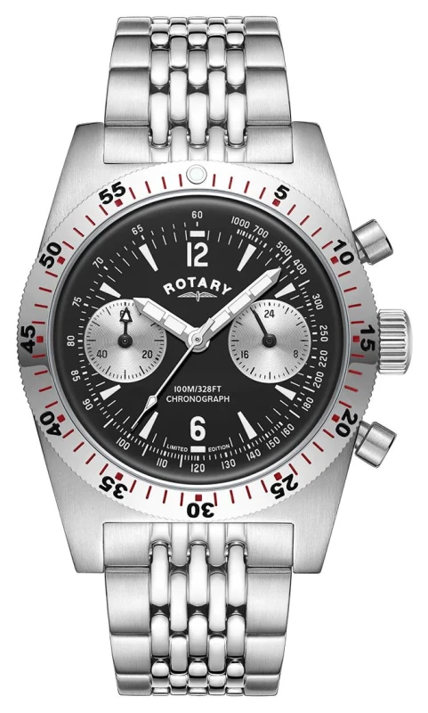 Image of Rotary GB05500-30 Timepieces 38mm Automatic Quartz Watch Silver