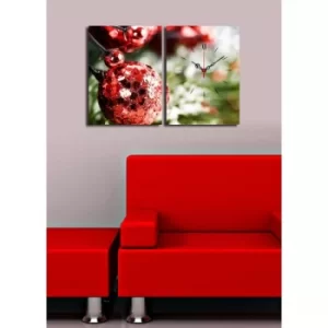 Image of YYCS-4 Multicolor Decorative Canvas Wall Clock