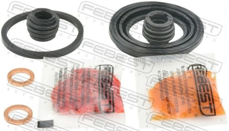 Image of Repair Kit, brake caliper FEBEST 0375-ODYIIIR