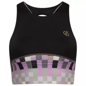 Image of Dare 2b Henry Holland Mingle Sports Bra - Blk/WmnChkbr