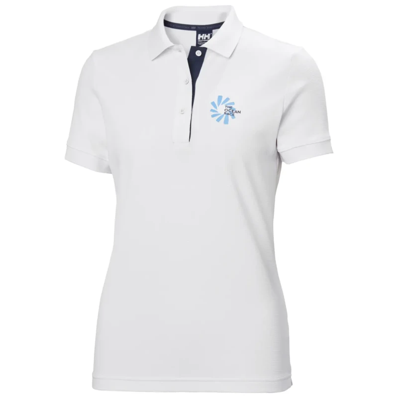 Image of Helly Hansen Womens polo shirt Helly Hansen The Ocean Race Blanc Female 2XL
