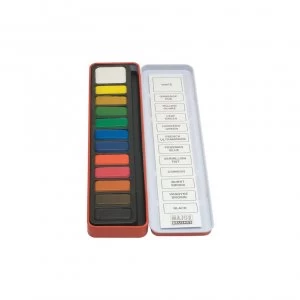 image of Watercolour Tablet Set 12 Assorted Colours